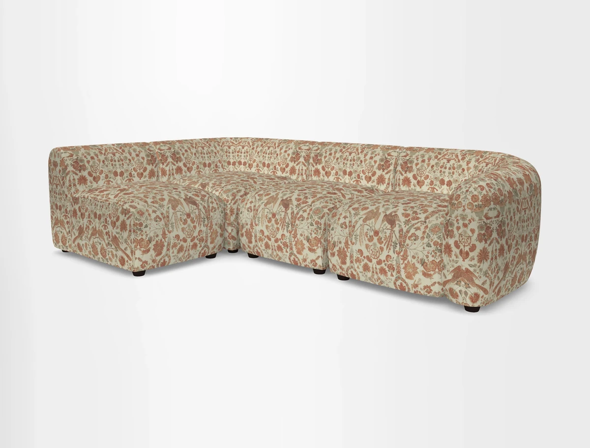 Form small modular corner group LHF in Two Tone Plain Biscuit