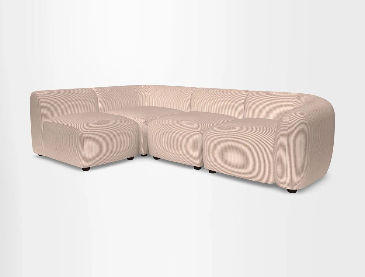 Form small modular corner group RHF in Two Tone Plain Biscuit