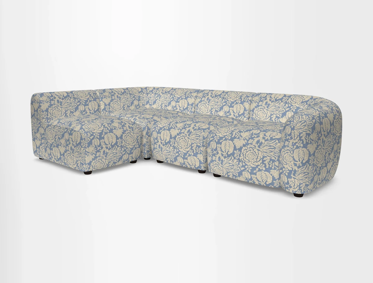 Form small modular corner group LHF in Two Tone Plain Biscuit
