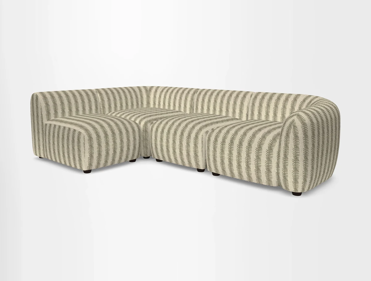 Form small modular corner group RHF in Two Tone Plain Biscuit