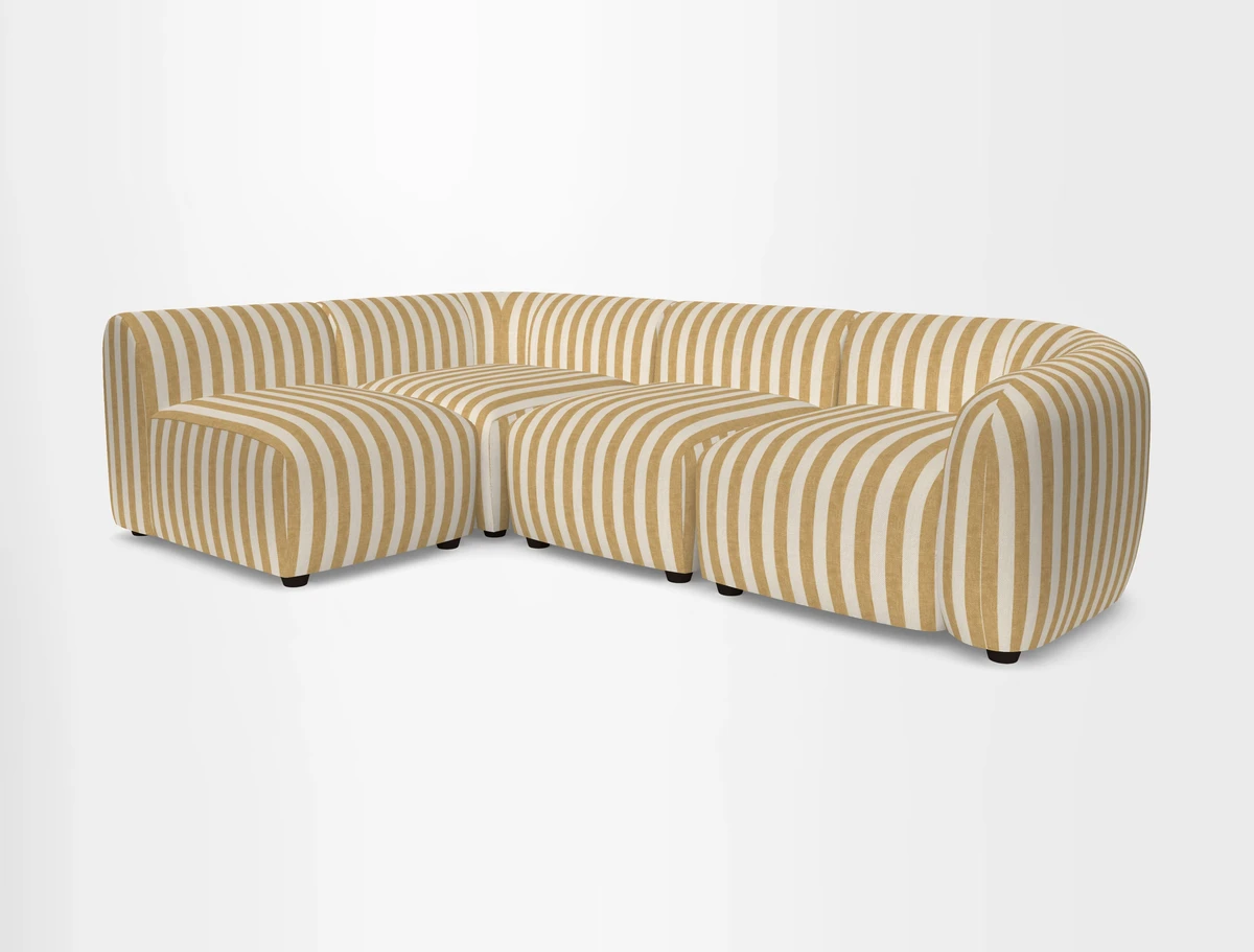 Form small modular corner group RHF in Two Tone Plain Biscuit