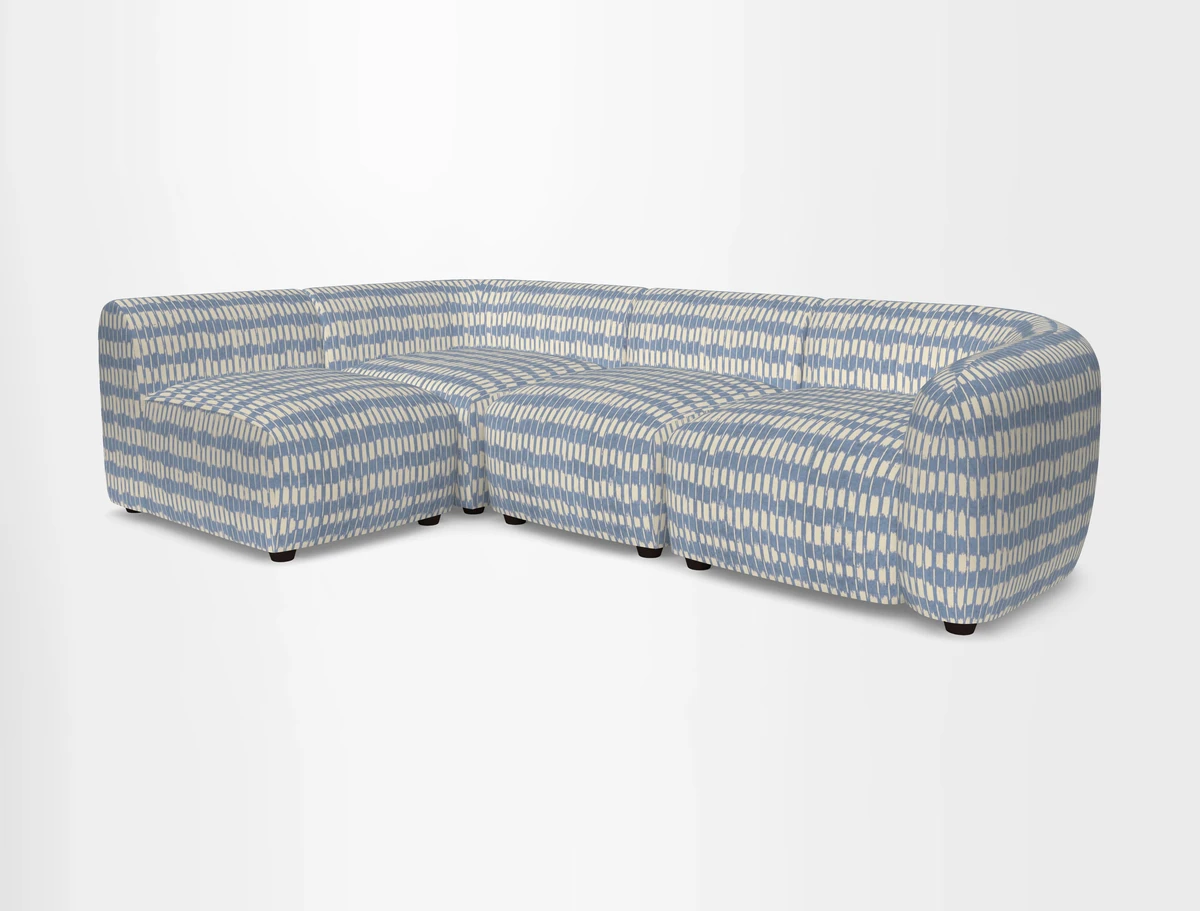 Form small modular corner group LHF in Two Tone Plain Biscuit