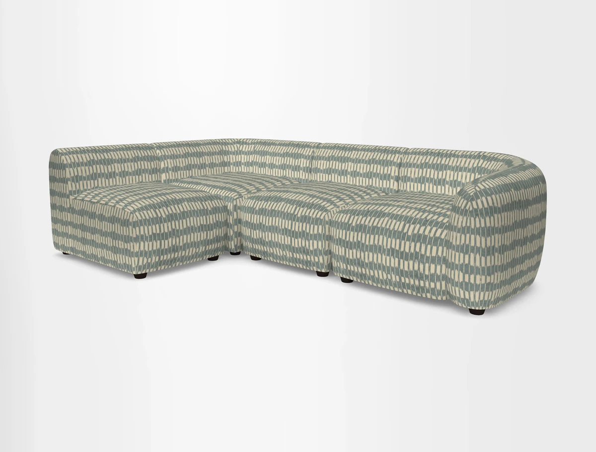 Form small modular corner group LHF in Two Tone Plain Biscuit