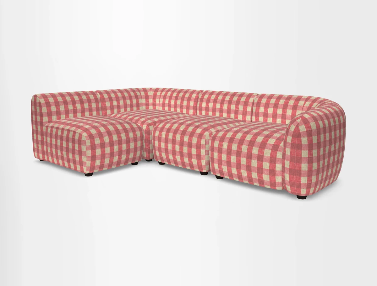Form small modular corner group LHF in Two Tone Plain Biscuit