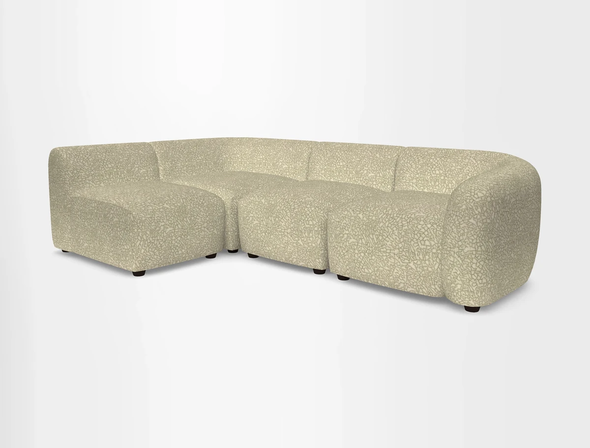 Form small modular corner group RHF in Two Tone Plain Biscuit