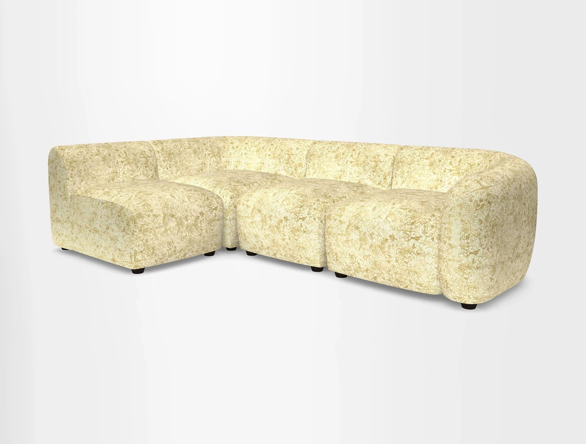 Form small modular corner group LHF in Two Tone Plain Biscuit