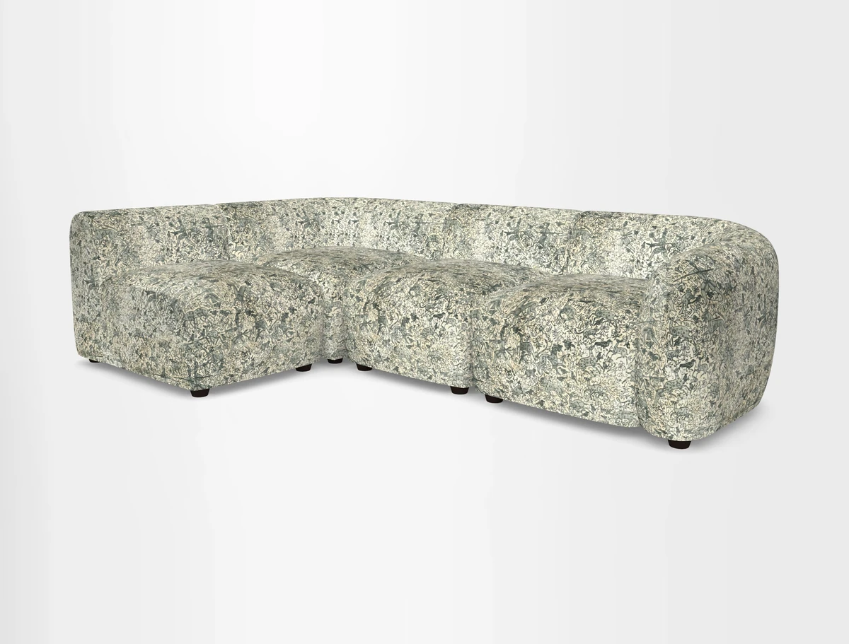 Form small modular corner group LHF in Two Tone Plain Biscuit