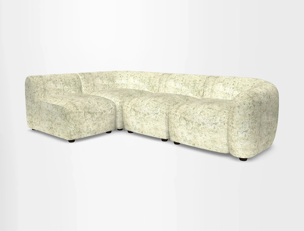 Form small modular corner group LHF in Two Tone Plain Biscuit