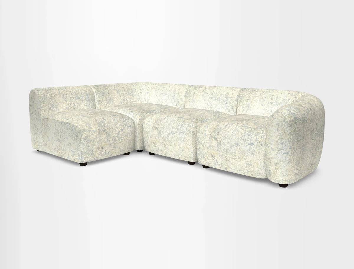 Form small modular corner group LHF in Two Tone Plain Biscuit