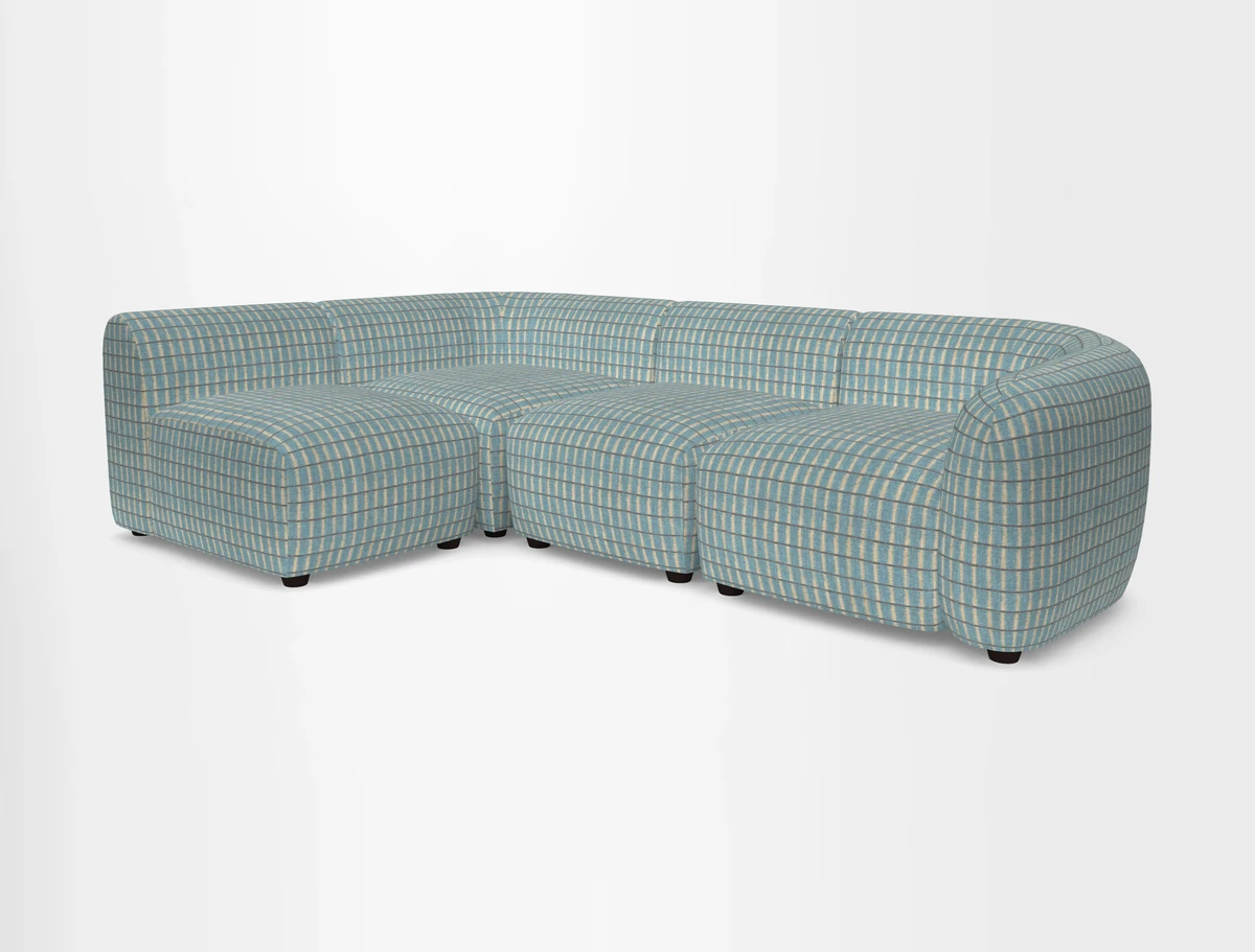 Form small modular corner group LHF in Two Tone Plain Biscuit