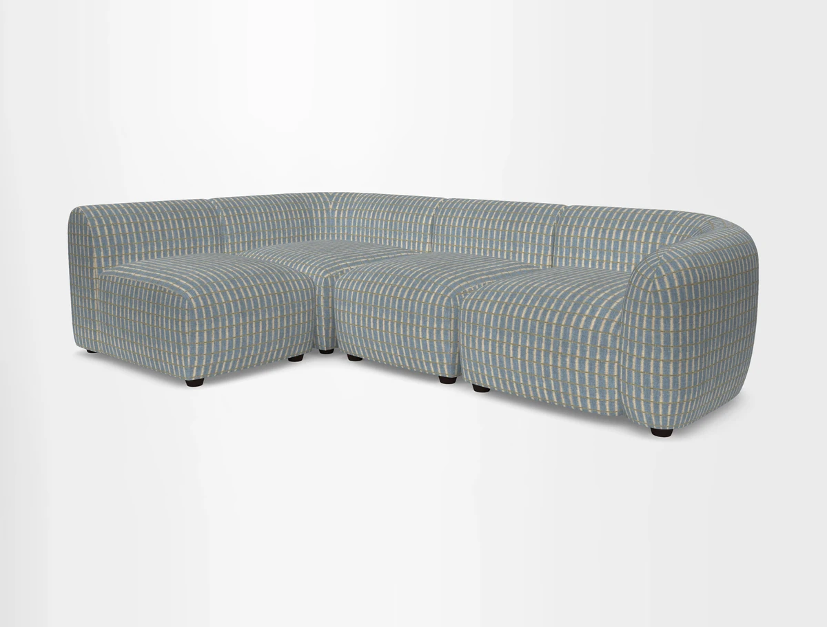 Form small modular corner group LHF in Two Tone Plain Biscuit