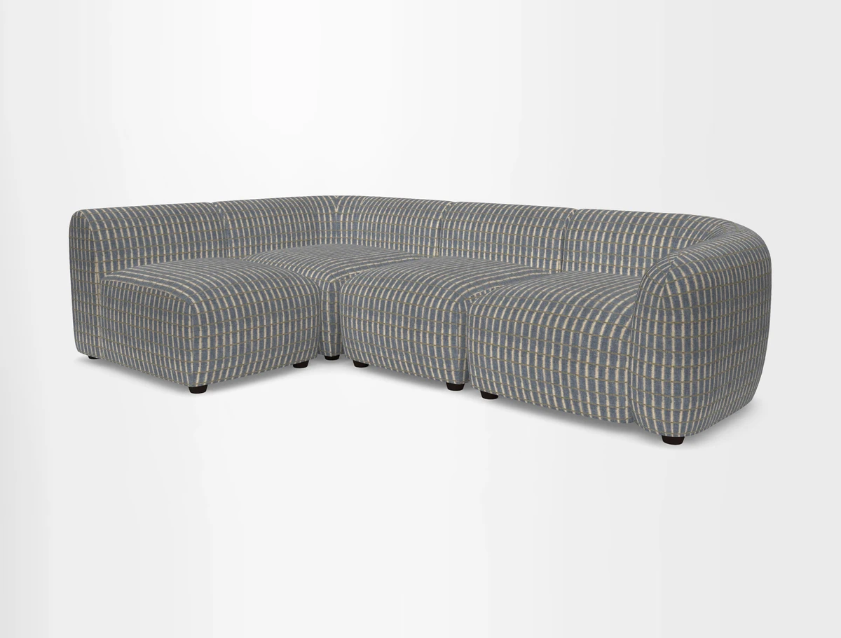 Form small modular corner group LHF in Two Tone Plain Biscuit