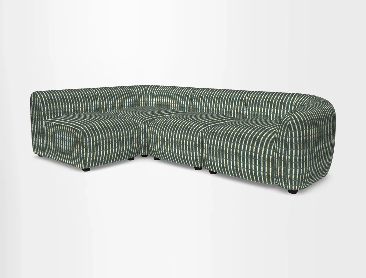 Form small modular corner group LHF in Two Tone Plain Biscuit
