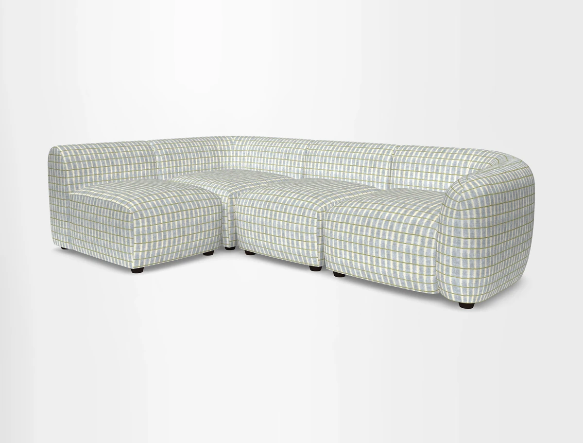 Form small modular corner group LHF in Two Tone Plain Biscuit
