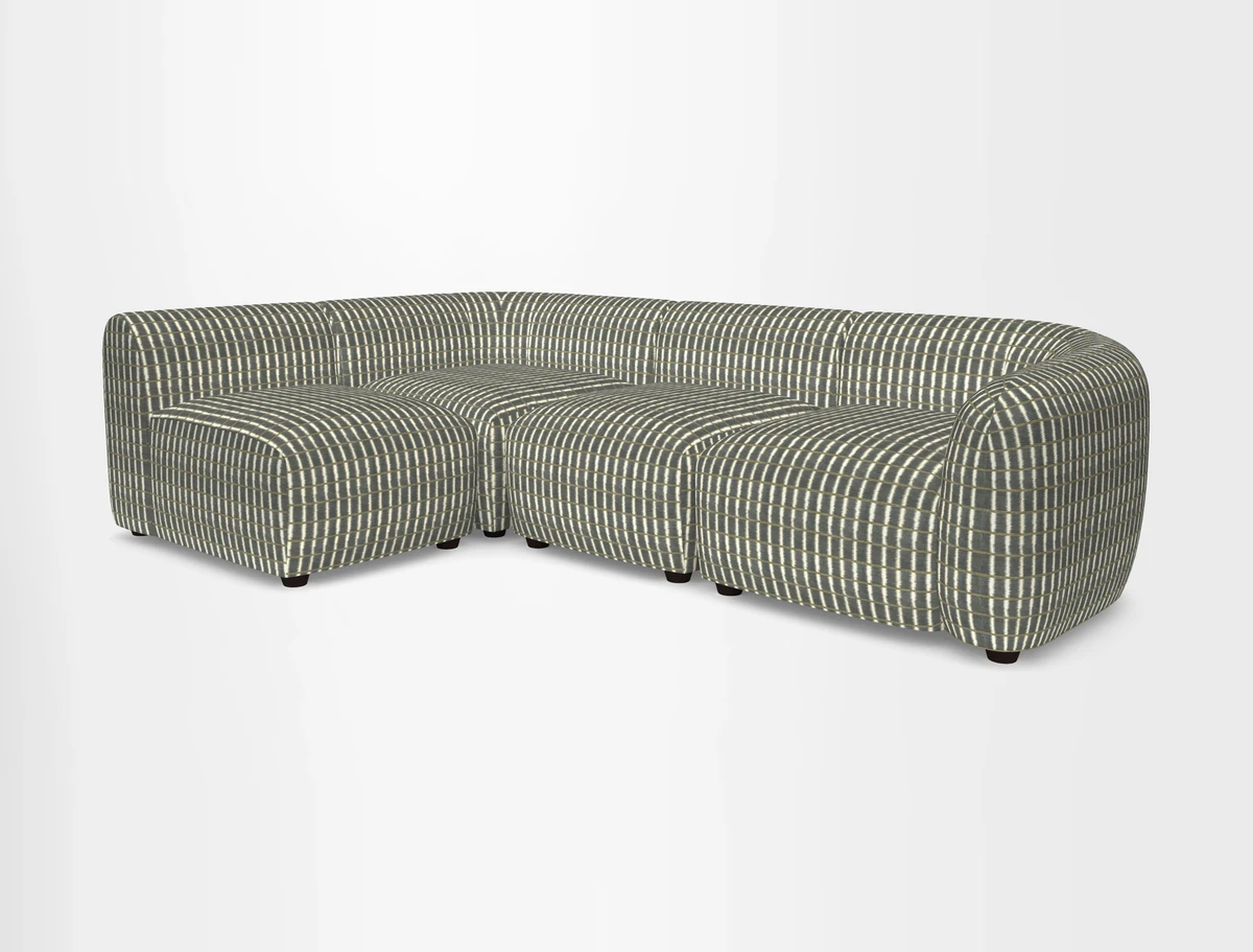 Form small modular corner group LHF in Two Tone Plain Biscuit