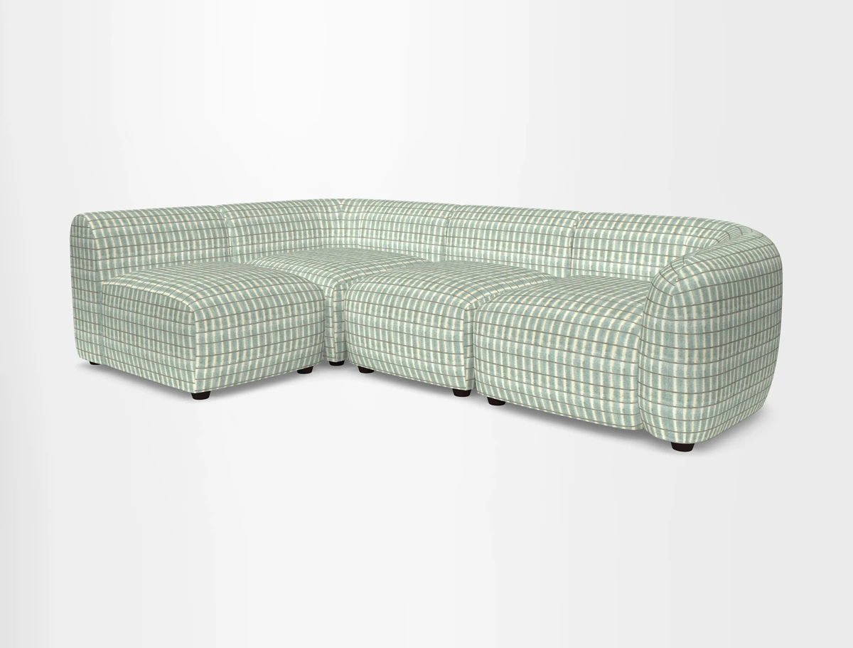 Form small modular corner group LHF in Two Tone Plain Biscuit