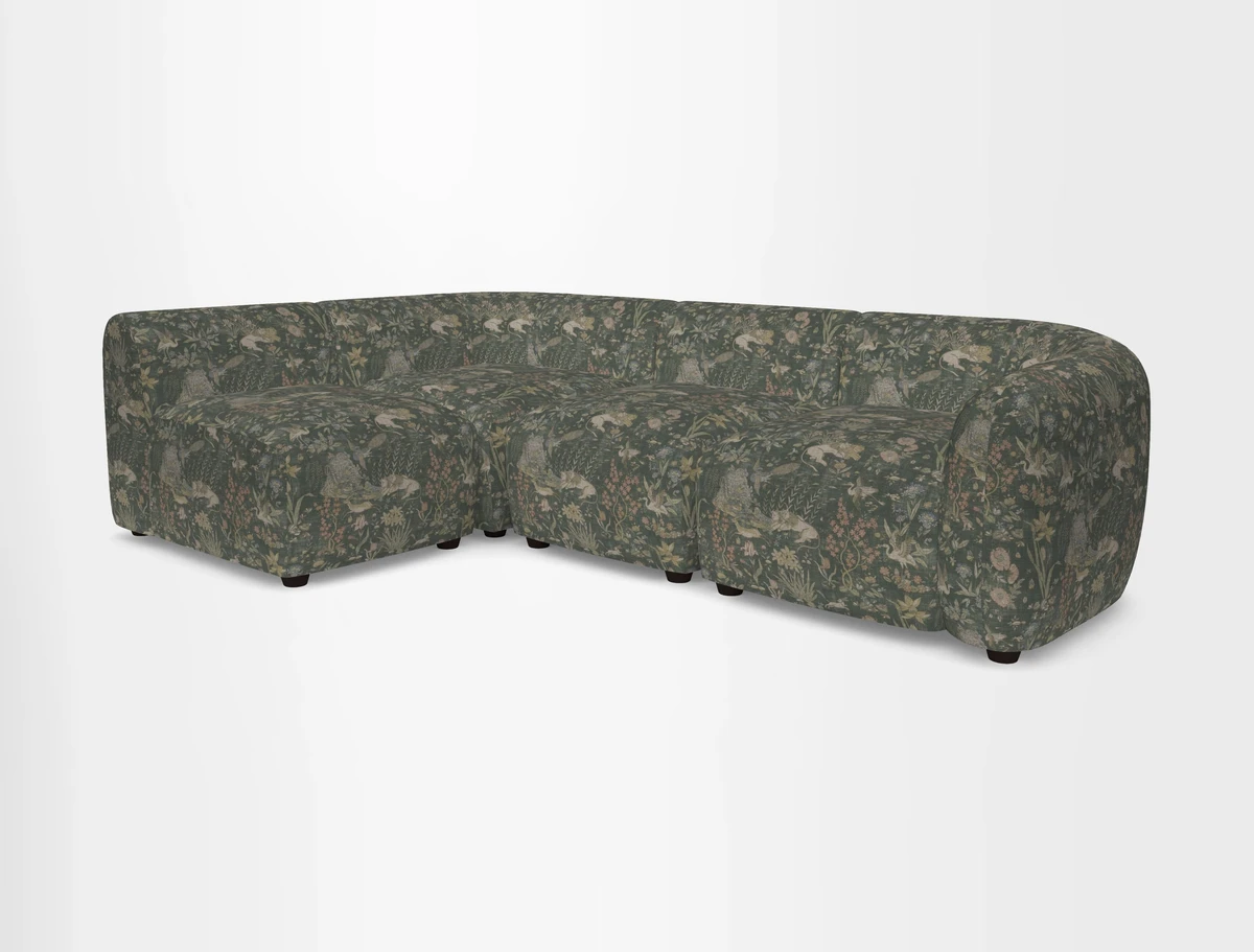 Form small modular corner group LHF in Two Tone Plain Biscuit