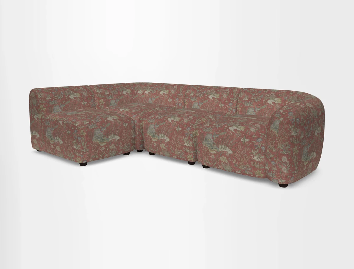 Form small modular corner group LHF in Two Tone Plain Biscuit