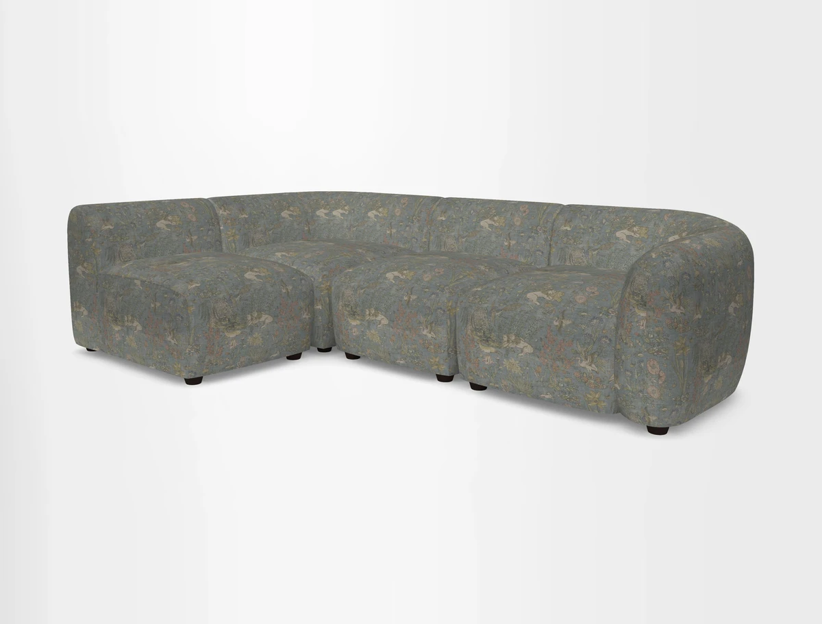 Form small modular corner group LHF in Two Tone Plain Biscuit