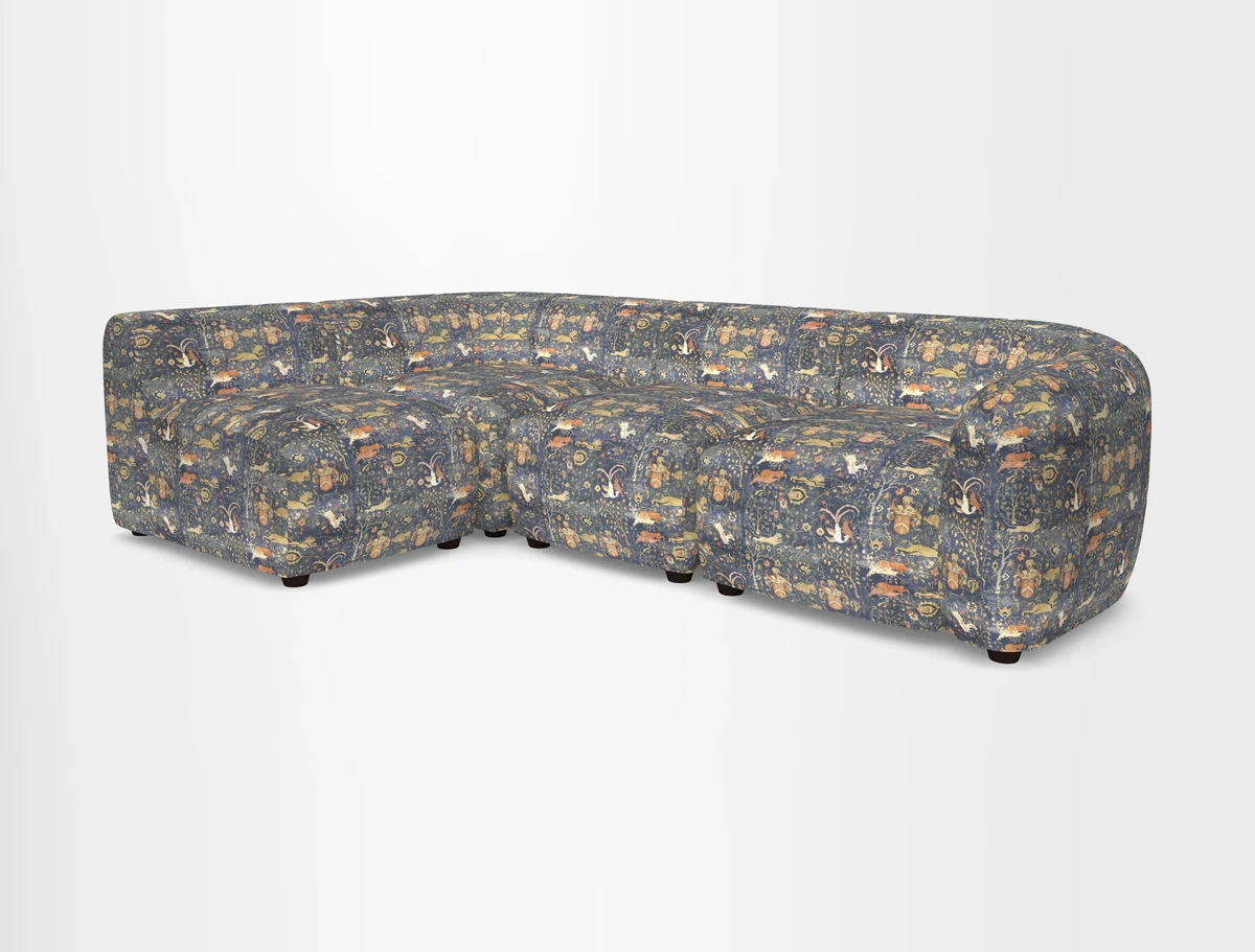 Form small modular corner group LHF in Two Tone Plain Biscuit