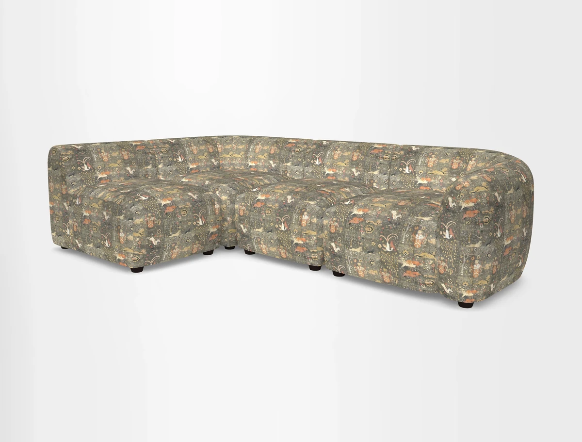 Form small modular corner group LHF in Two Tone Plain Biscuit