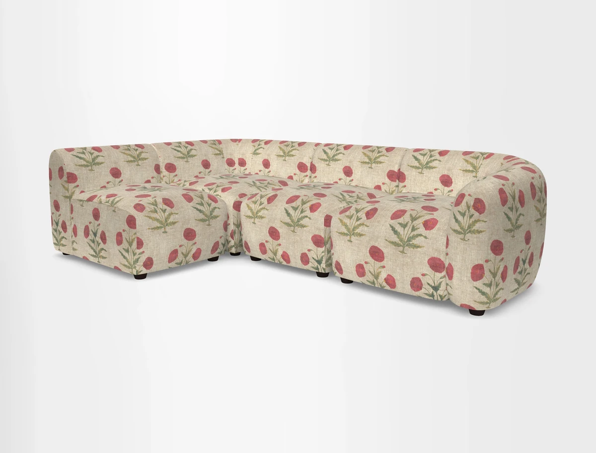 Form small modular corner group LHF in Two Tone Plain Biscuit
