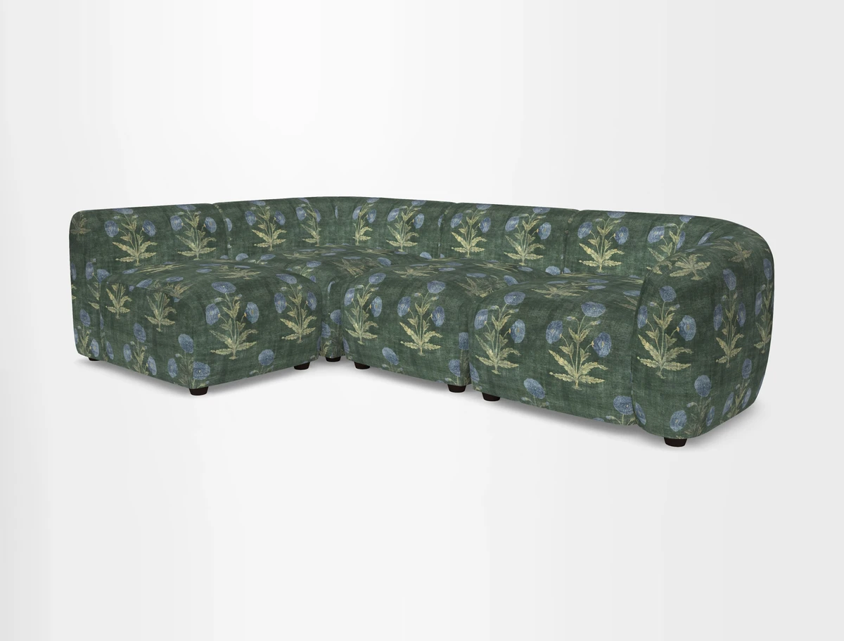 Form small modular corner group LHF in Two Tone Plain Biscuit