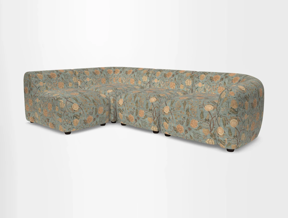 Form small modular corner group LHF in Two Tone Plain Biscuit