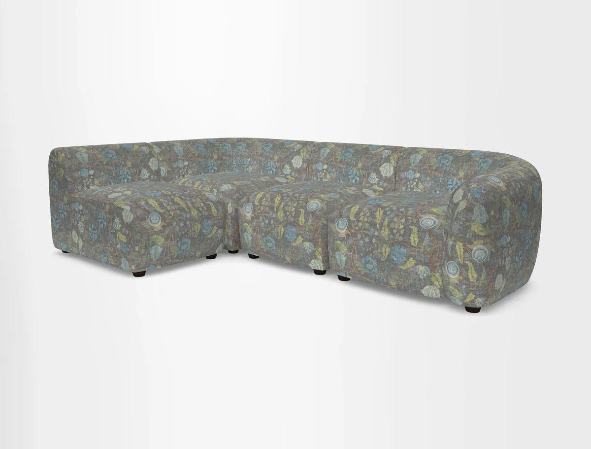 Form small modular corner group LHF in Two Tone Plain Biscuit