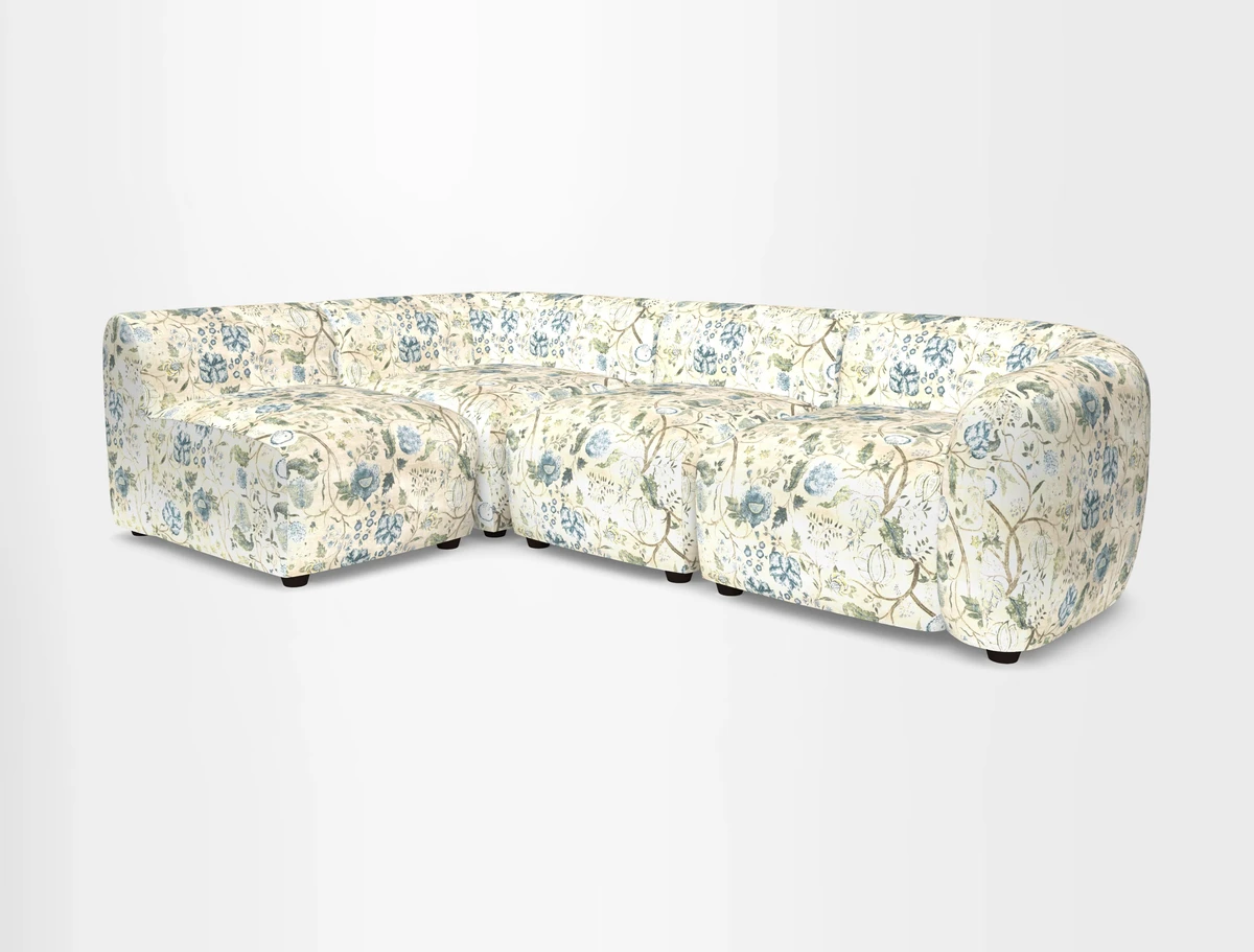 Form small modular corner group LHF in Two Tone Plain Biscuit