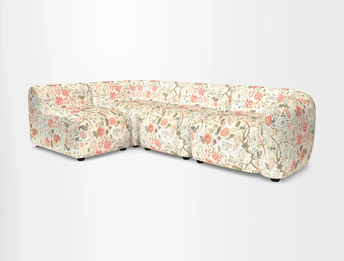 Form small modular corner group LHF in Two Tone Plain Biscuit