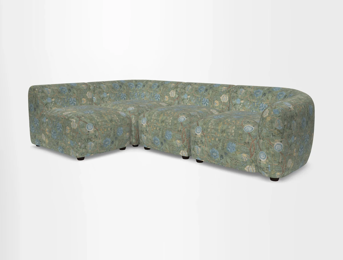 Form small modular corner group LHF in Two Tone Plain Biscuit