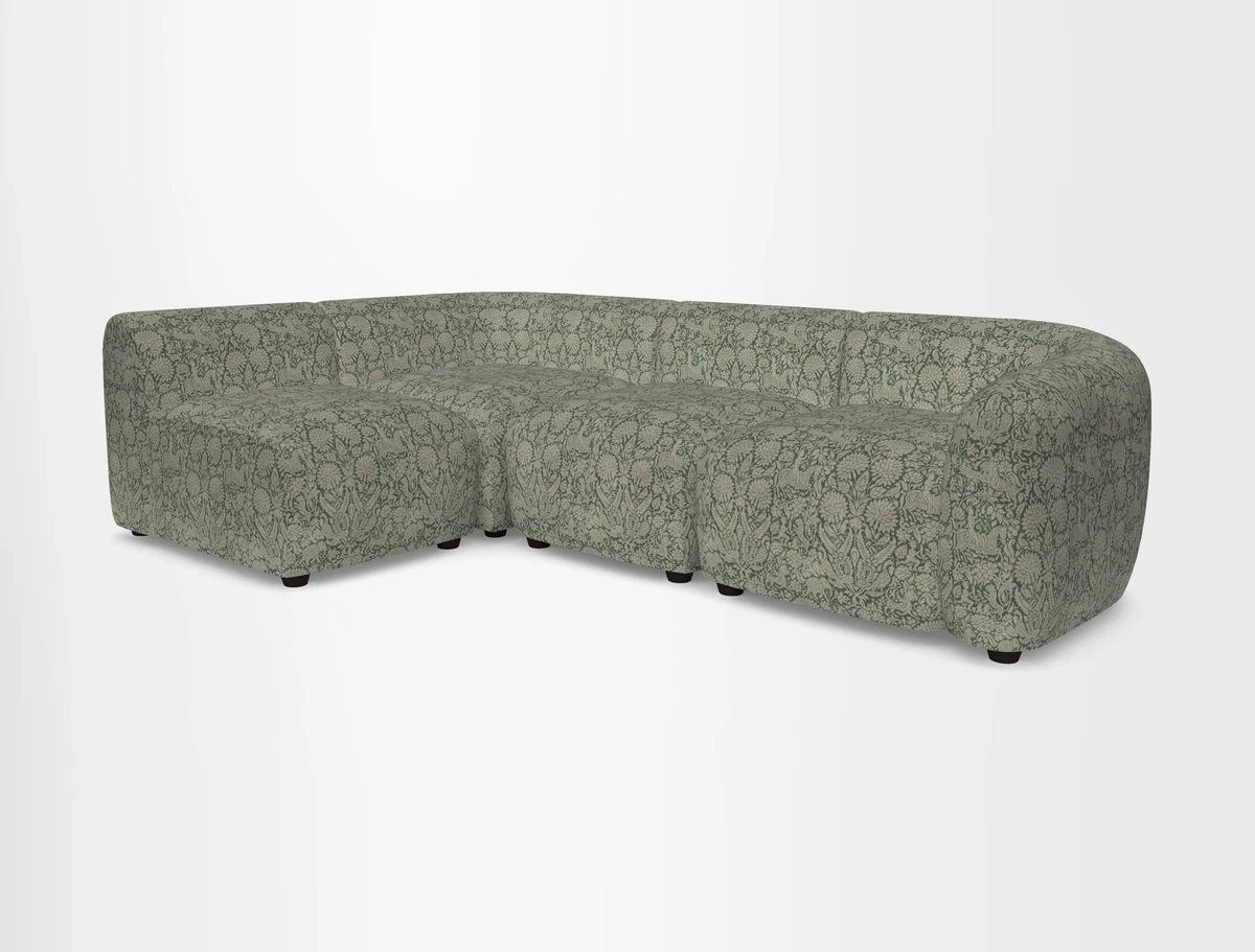 Form small modular corner group LHF in Two Tone Plain Biscuit