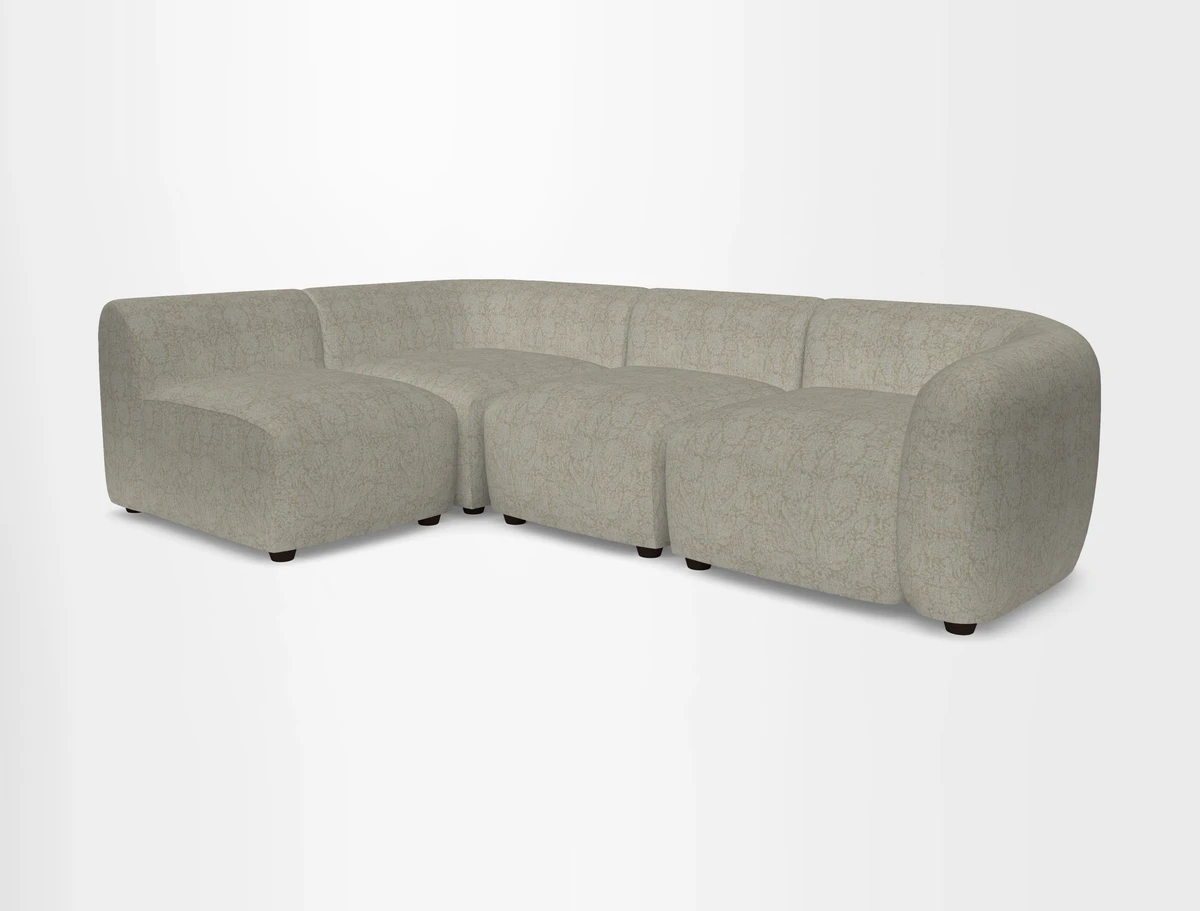 Form small modular corner group LHF in Two Tone Plain Biscuit