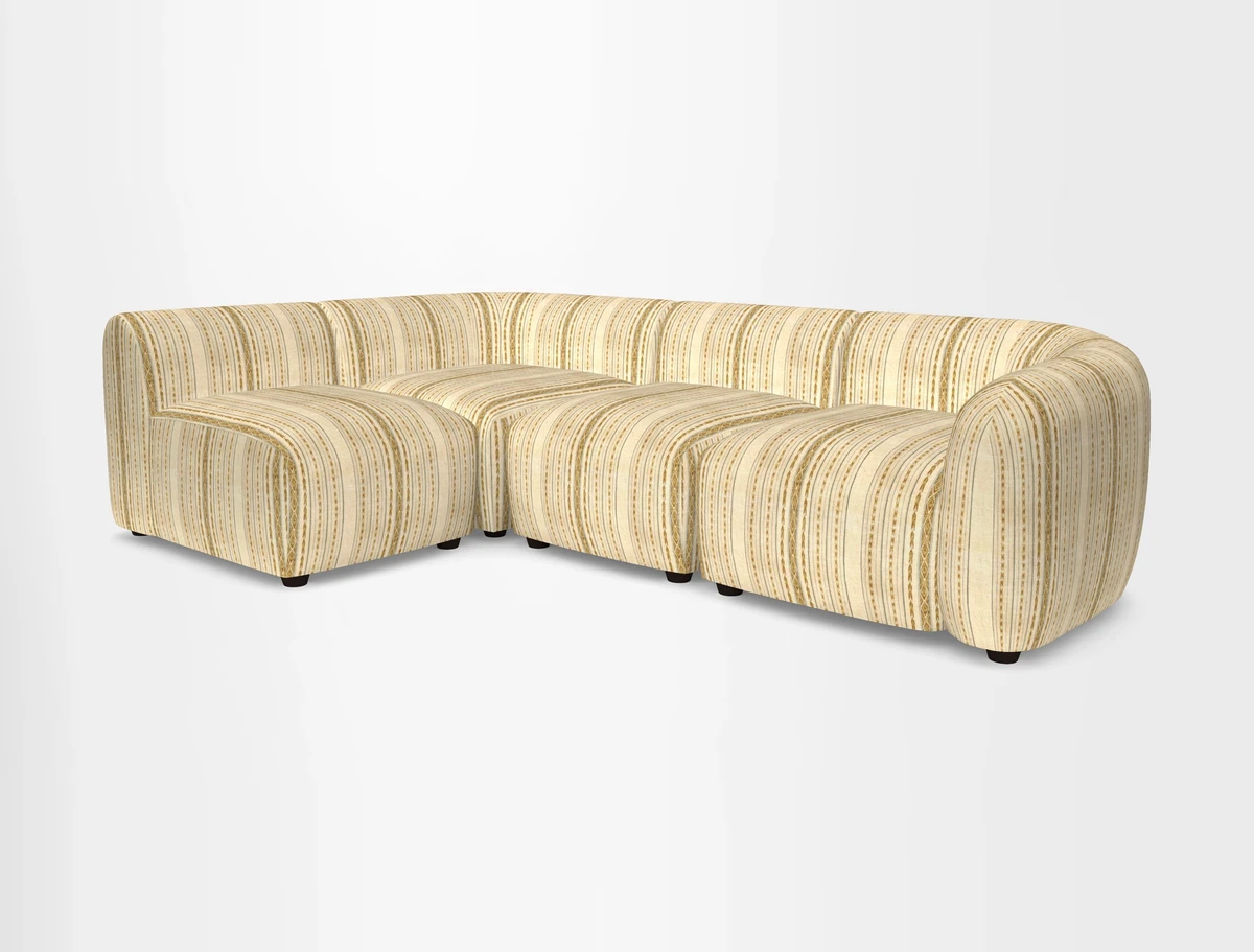Form small modular corner group LHF in Two Tone Plain Biscuit