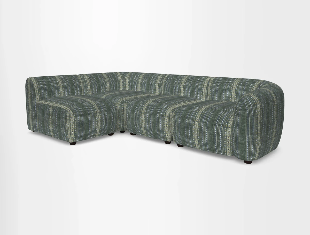 Form small modular corner group LHF in Two Tone Plain Biscuit