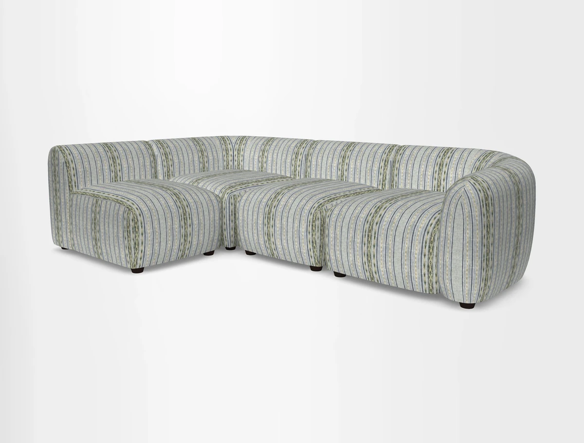 Form small modular corner group LHF in Two Tone Plain Biscuit