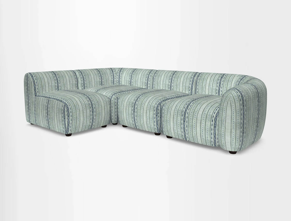 Form small modular corner group LHF in Two Tone Plain Biscuit