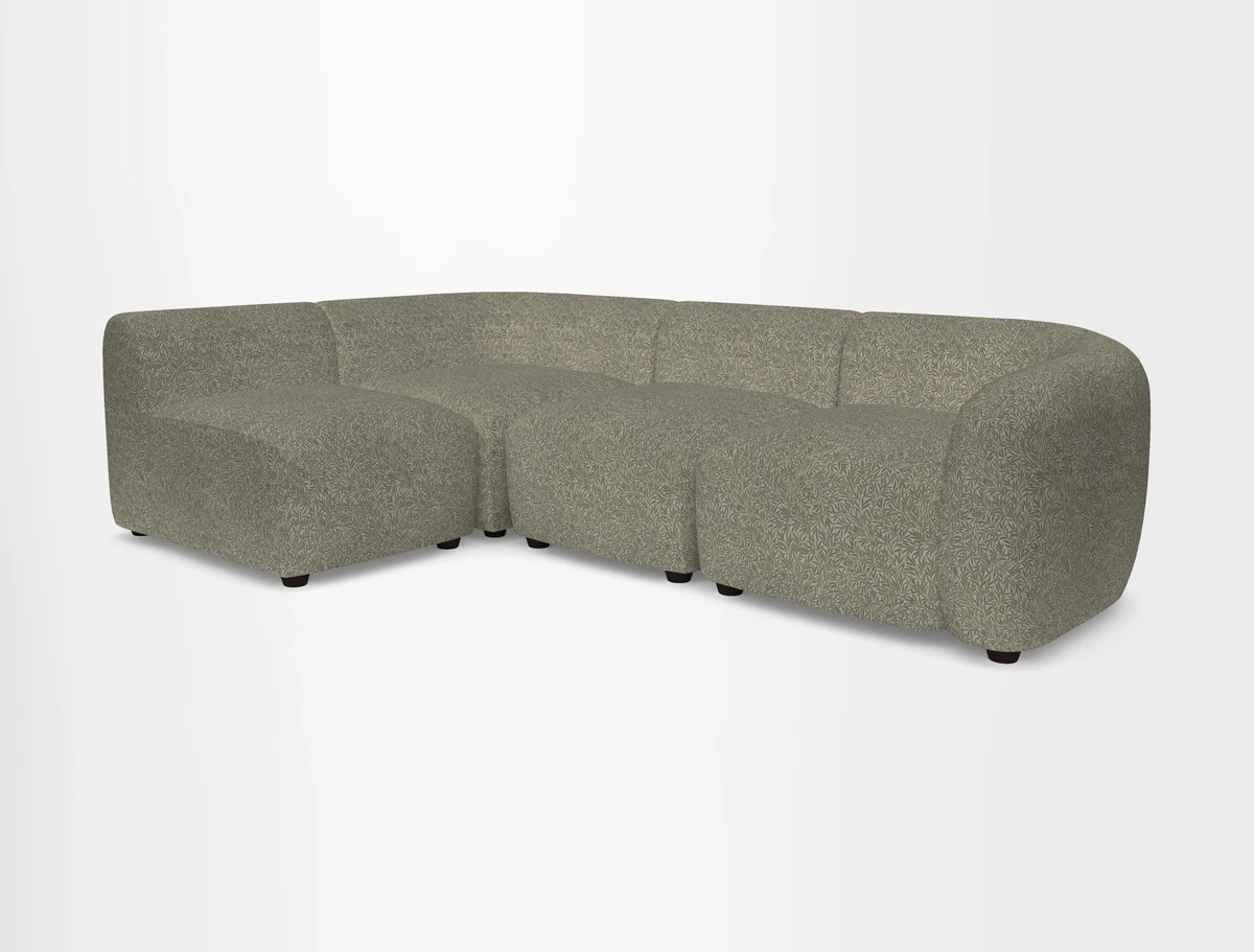 Form small modular corner group LHF in Two Tone Plain Biscuit