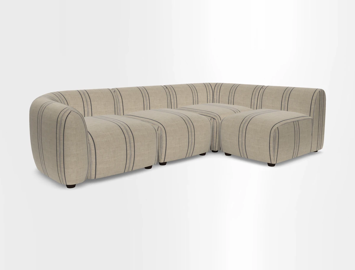 Form small modular corner group RHF in Two Tone Plain Biscuit