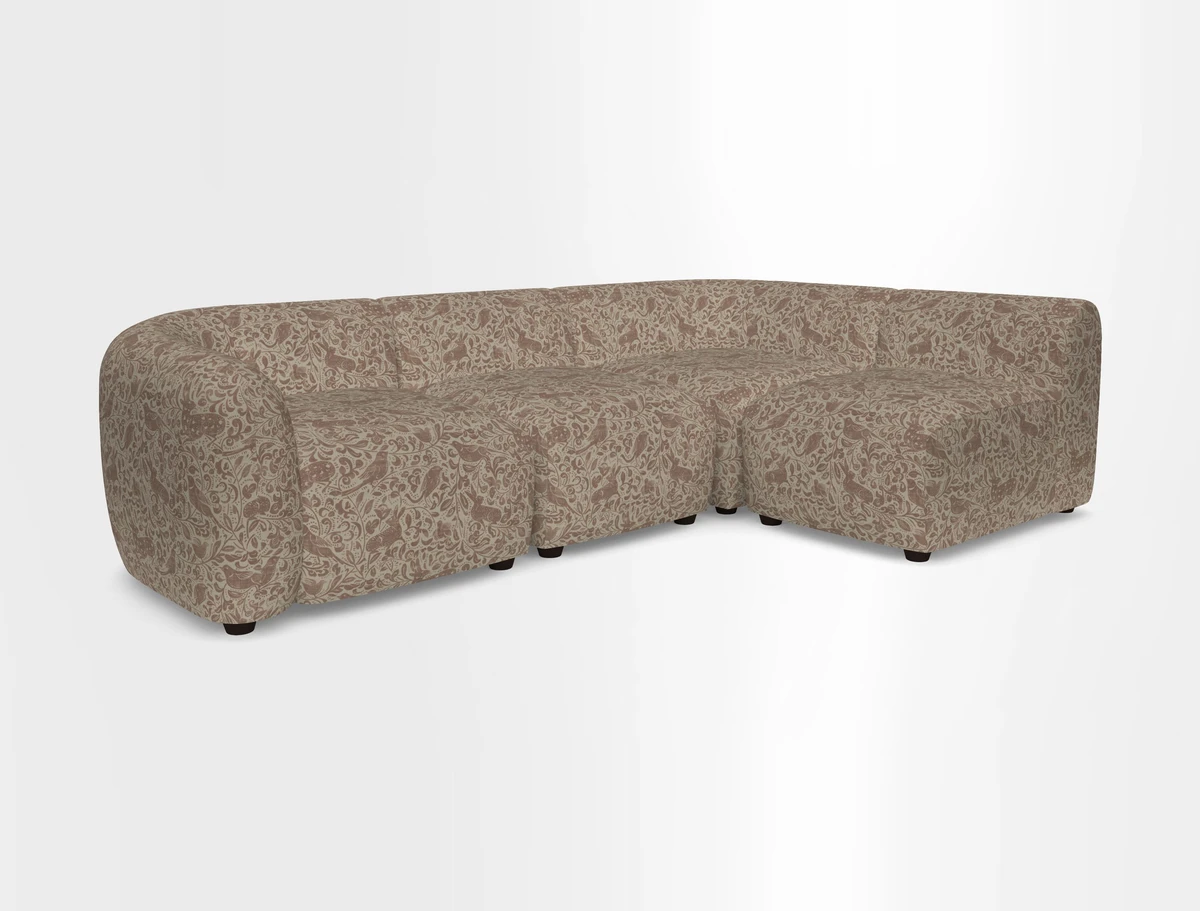Form small modular corner group RHF in Two Tone Plain Biscuit