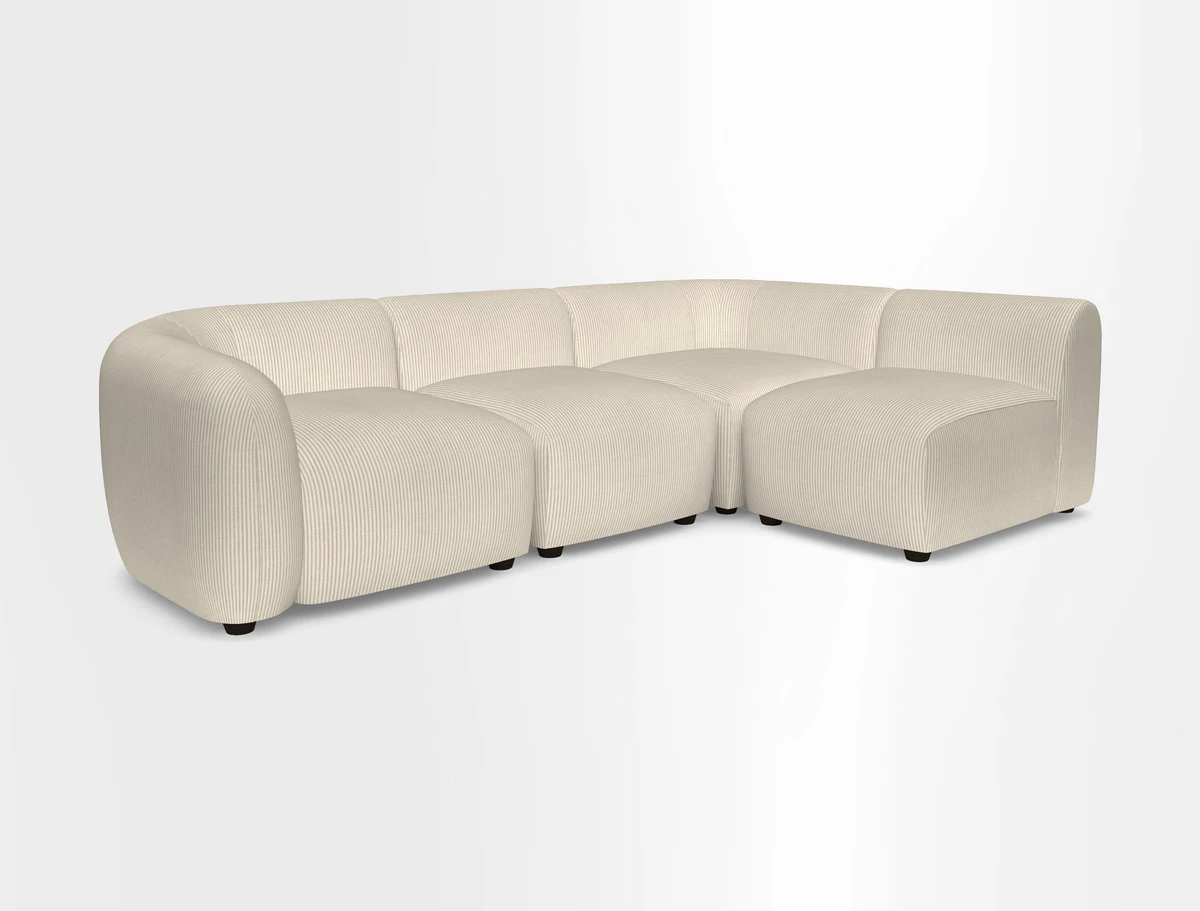 Form small modular corner group RHF in Two Tone Plain Biscuit
