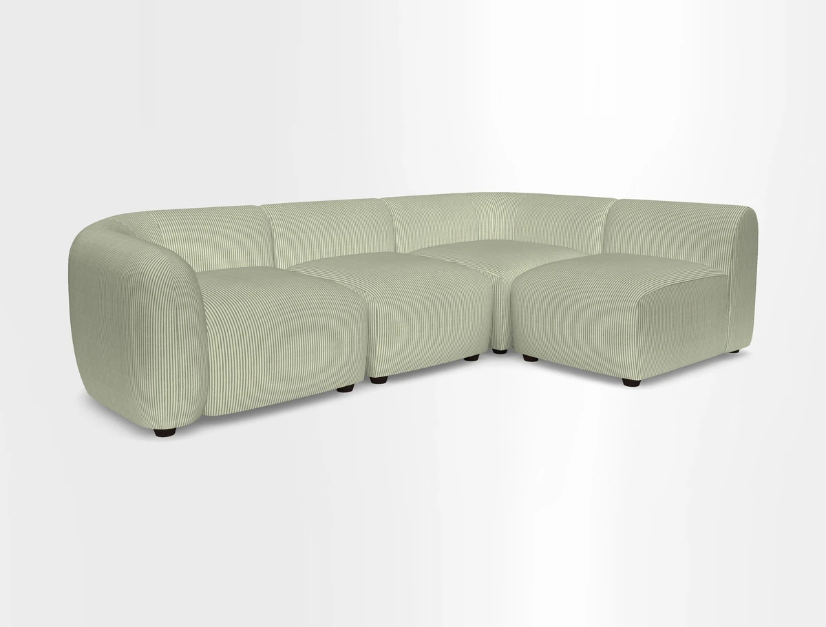 Form small modular corner group RHF in Two Tone Plain Biscuit