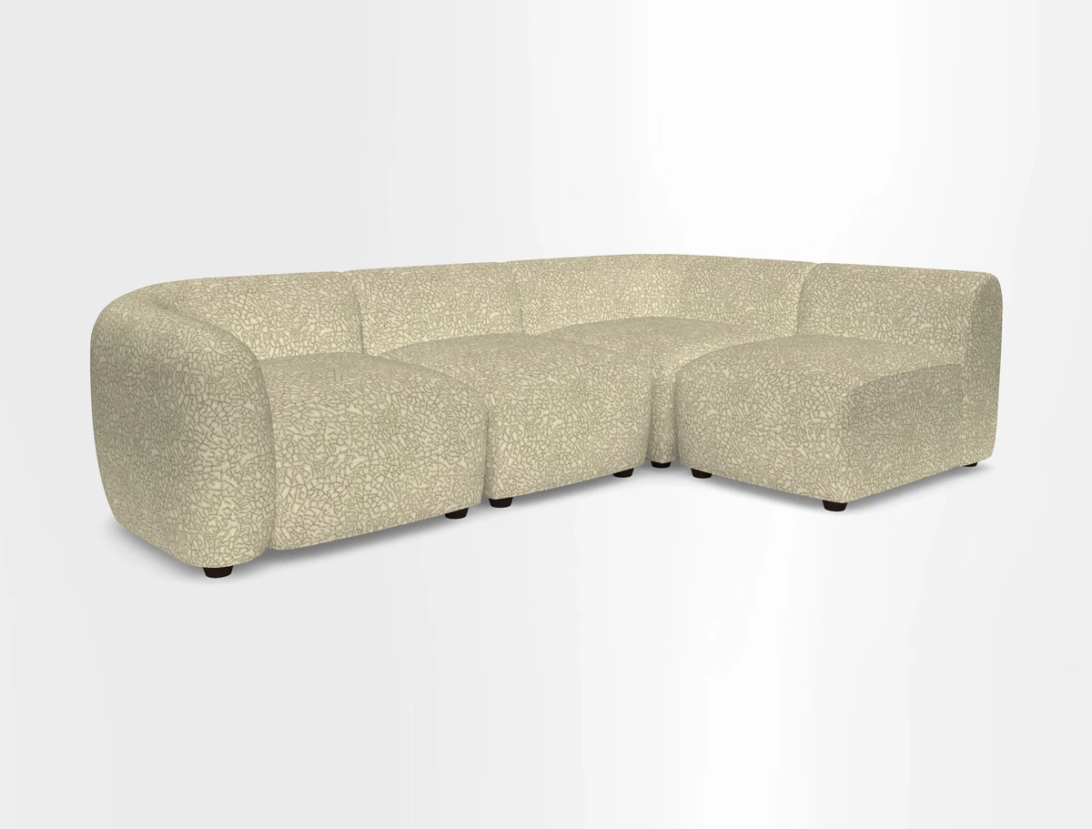 Form small modular corner group RHF in Two Tone Plain Biscuit