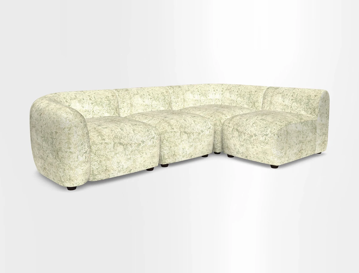 Form small modular corner group RHF in Two Tone Plain Biscuit