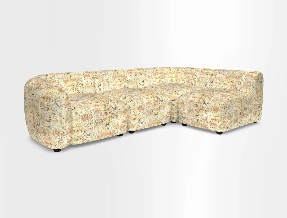 Form small modular corner group RHF in Two Tone Plain Biscuit