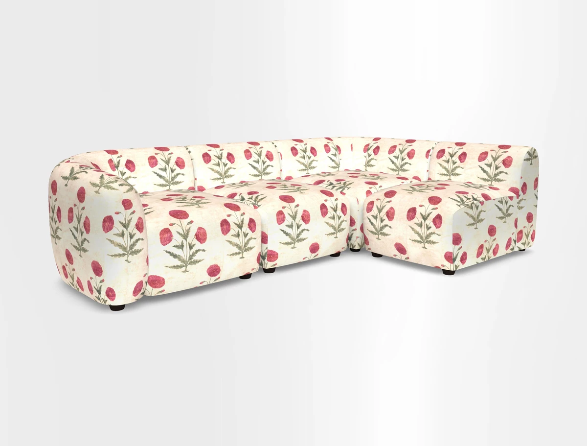 Form small modular corner group RHF in Two Tone Plain Biscuit