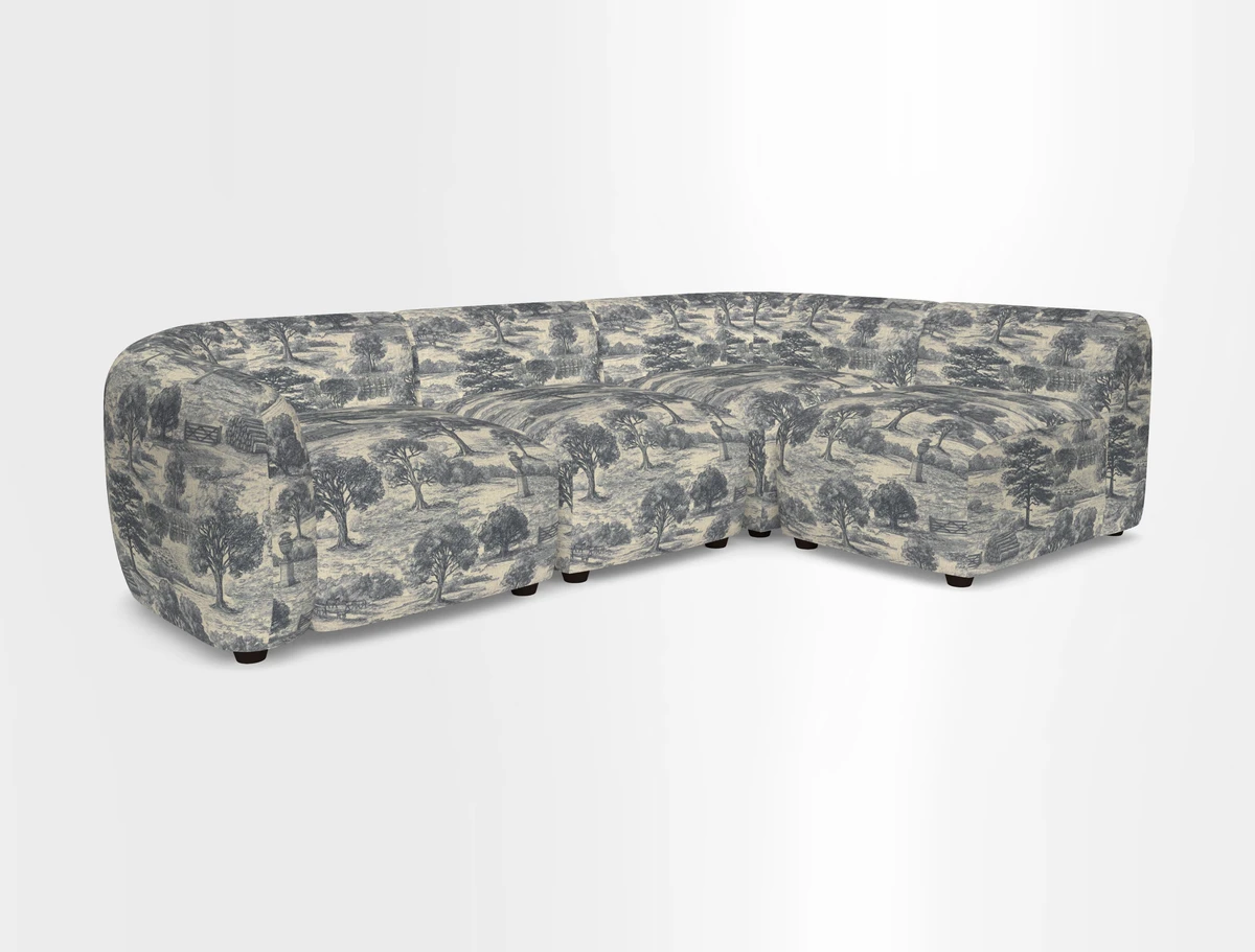 Form small modular corner group RHF in Two Tone Plain Biscuit