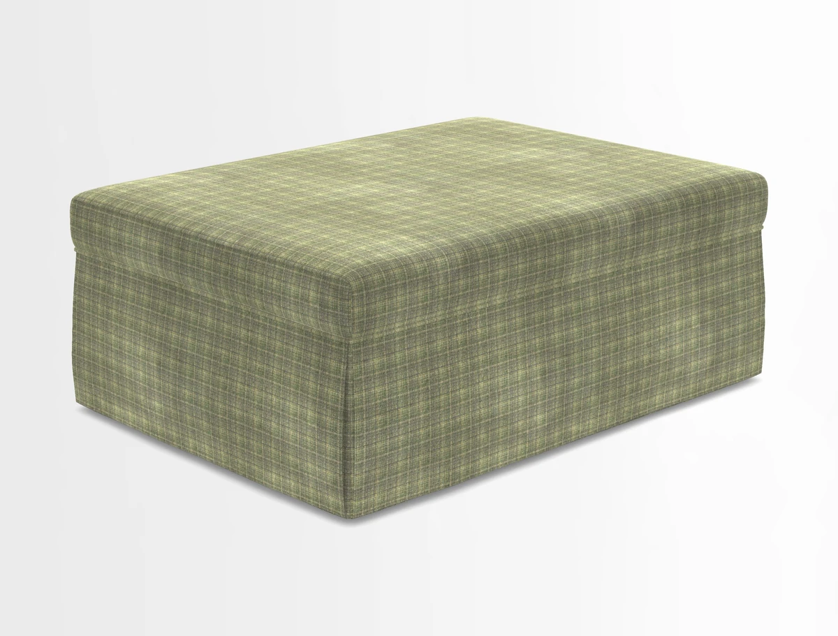 Fontwell footstool in Globe Thistle Storm