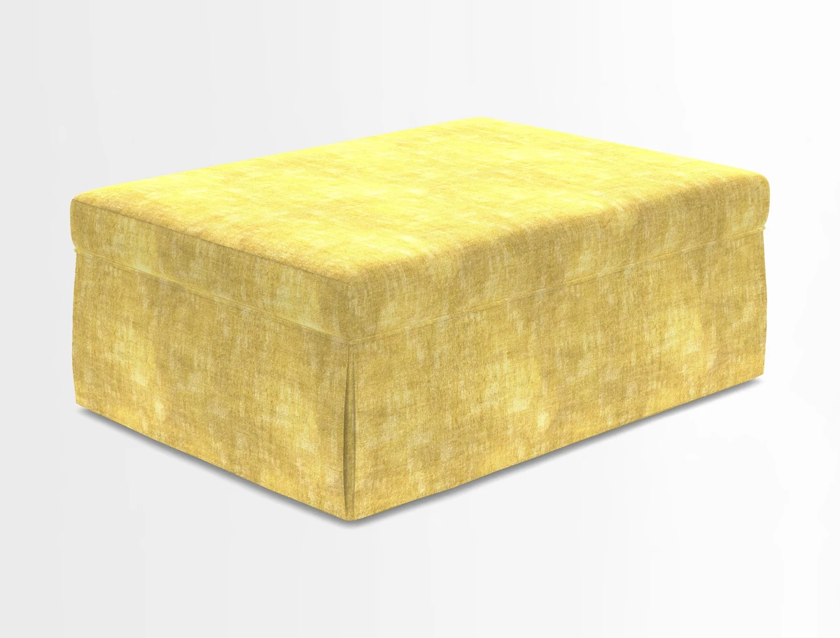 Fontwell footstool in Globe Thistle Storm
